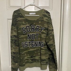 Wound Up Olive Green Crewneck Sweatshirt